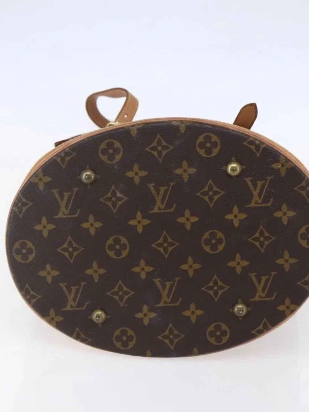 LOUIS VUITTON Monogram Bucket GM Shoulder Bag M42236 LV Auth 153920